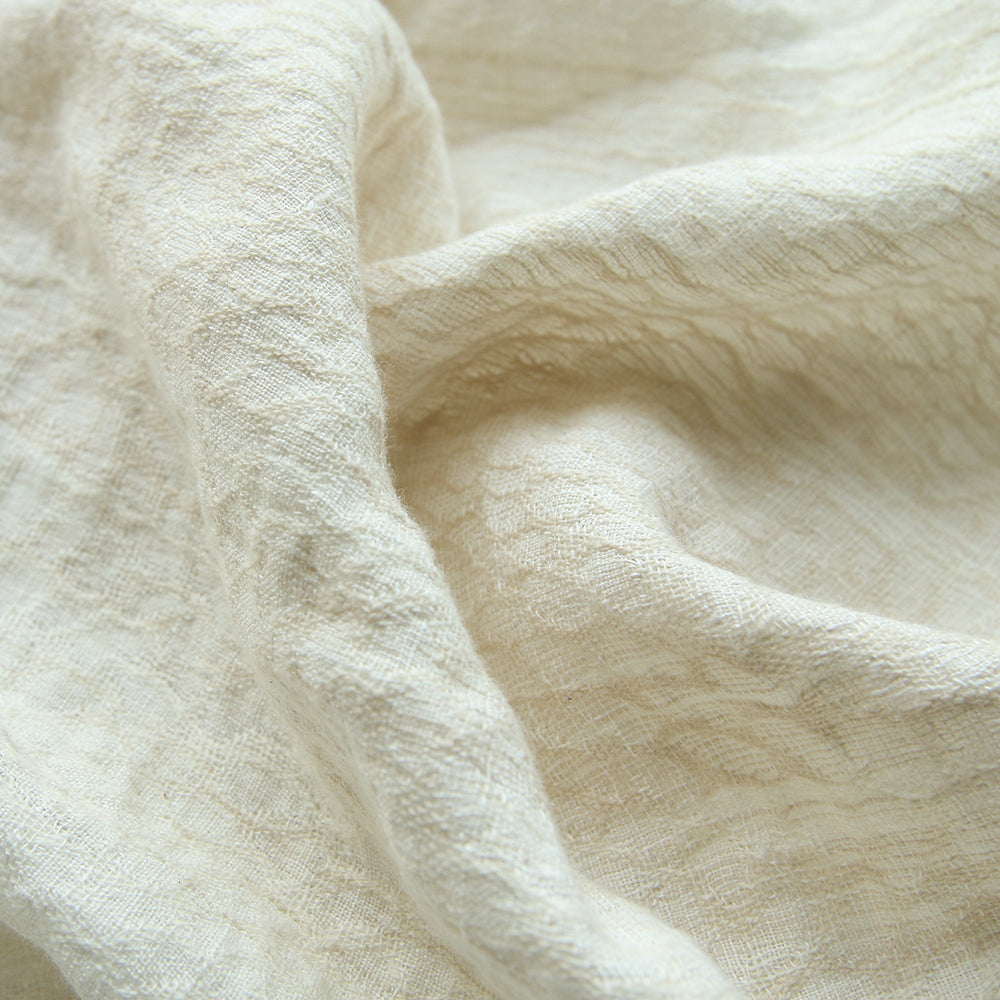 Custom Nile Organic Cotton-Linen Blend Roman Shades | MIFU Decor