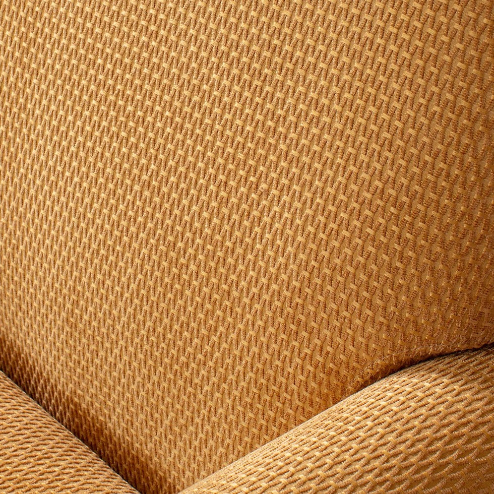 Custom Beth Textured Yellow Jacquard Room Darkening Curtains / Drapes | MIFU Decor