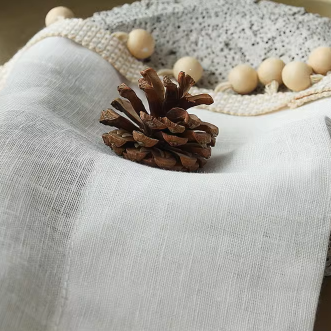 Custom Èze 100% Organic Linen Sheer Curtains / Drapes | MIFU Decor