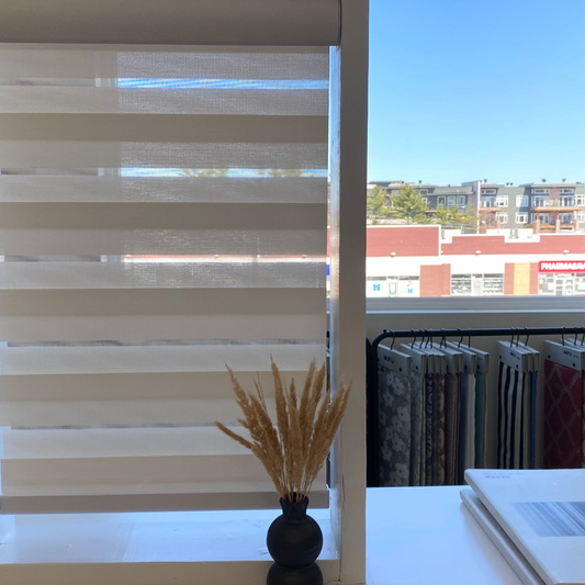 Custom Zebra Blinds / Dual Sheer Shades – Fire-Retardant, Water-Resistant | MIFU Decor