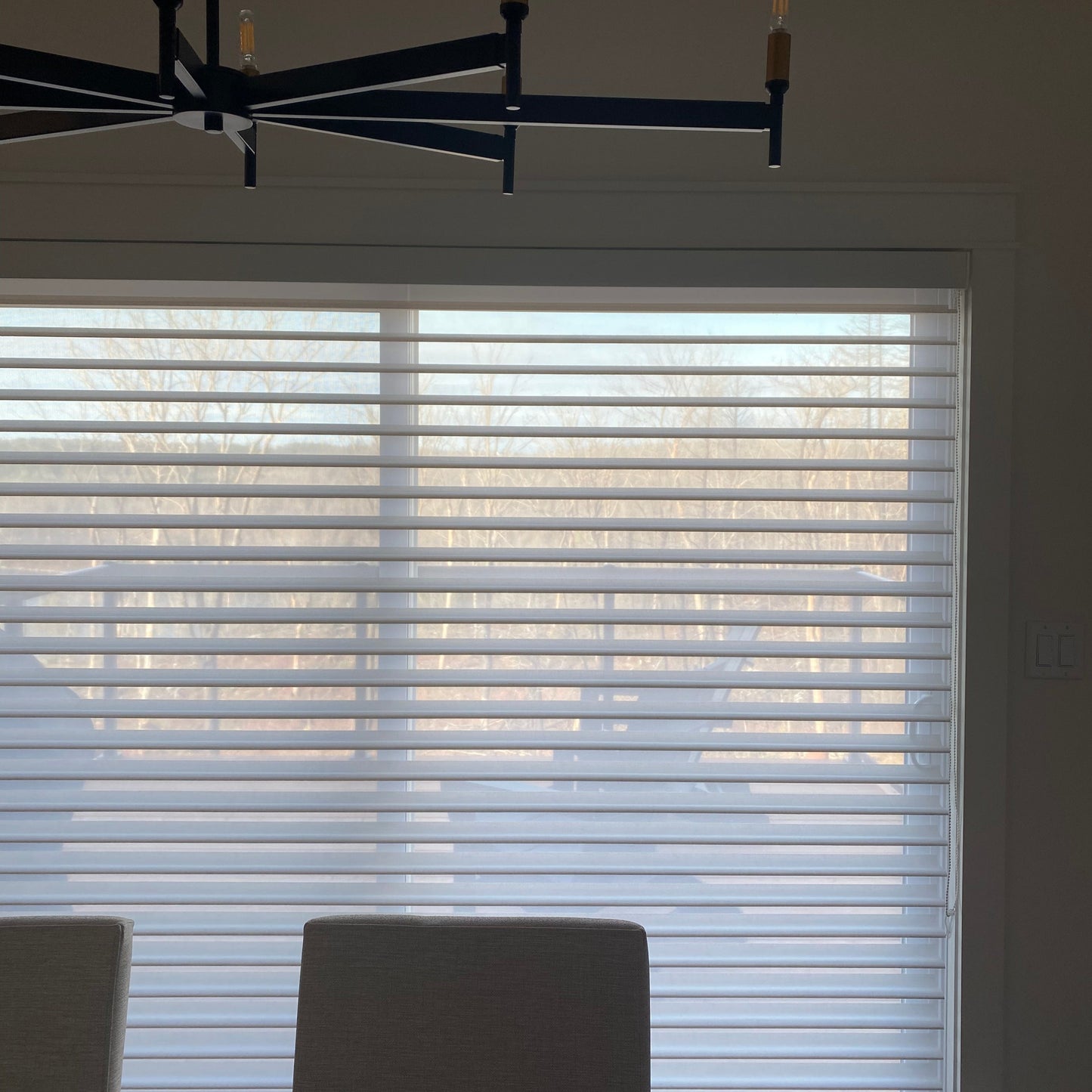 Premium Pattern Light Filtering Sheer Shade