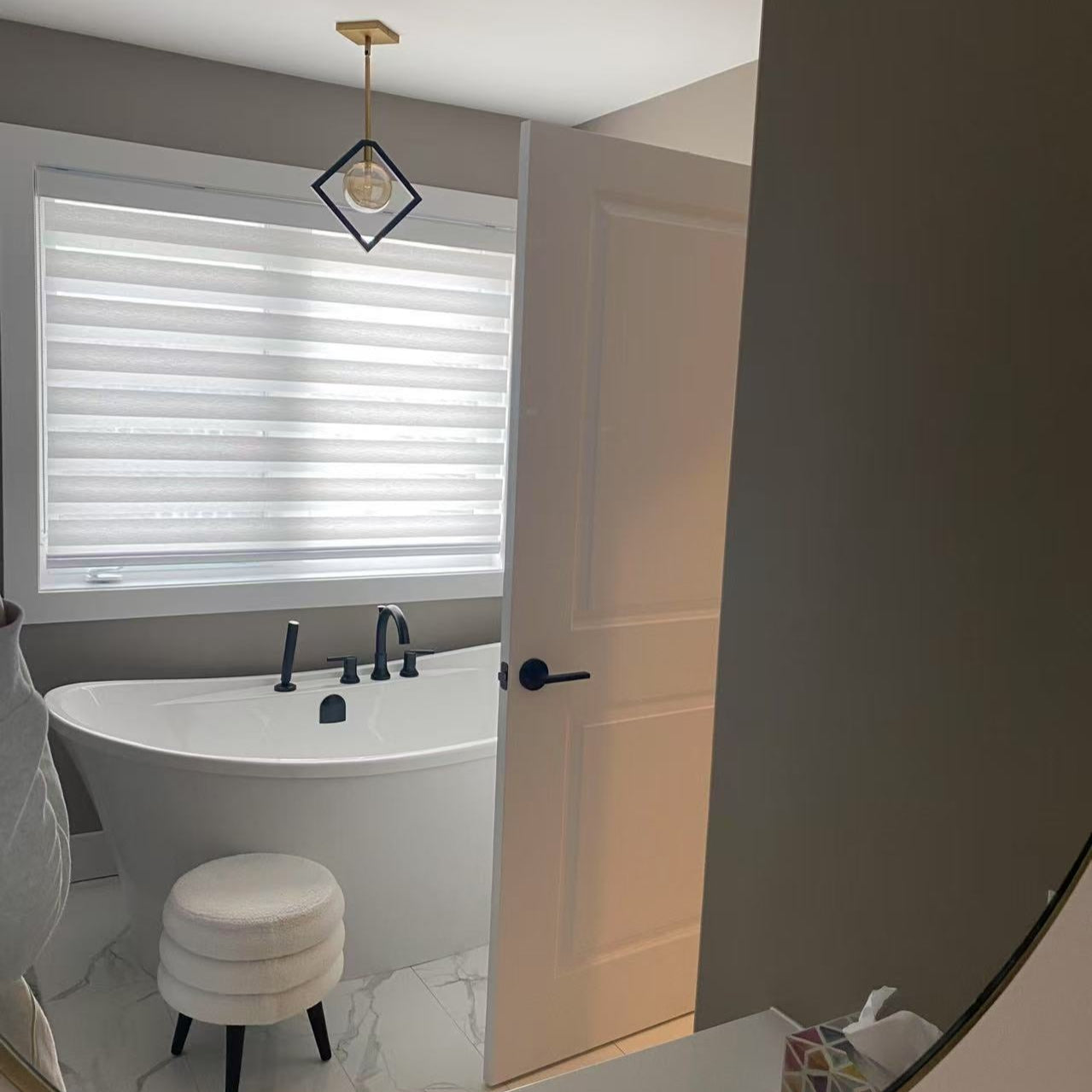 Premium Textured Light Filtering Zebra Blinds