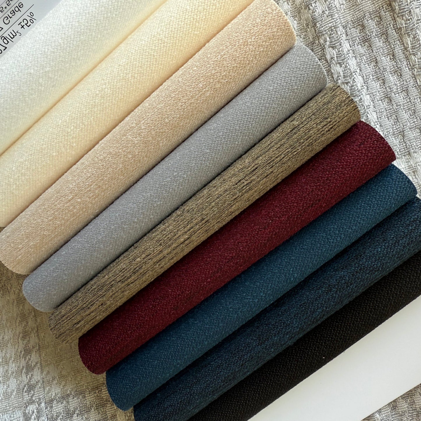 Wool-textured Light Filtering Zebra Blinds