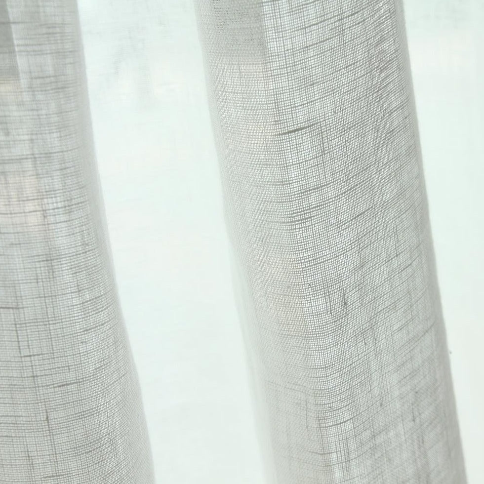 Custom Èze 100% Organic Linen Sheer Curtains / Drapes | MIFU Decor