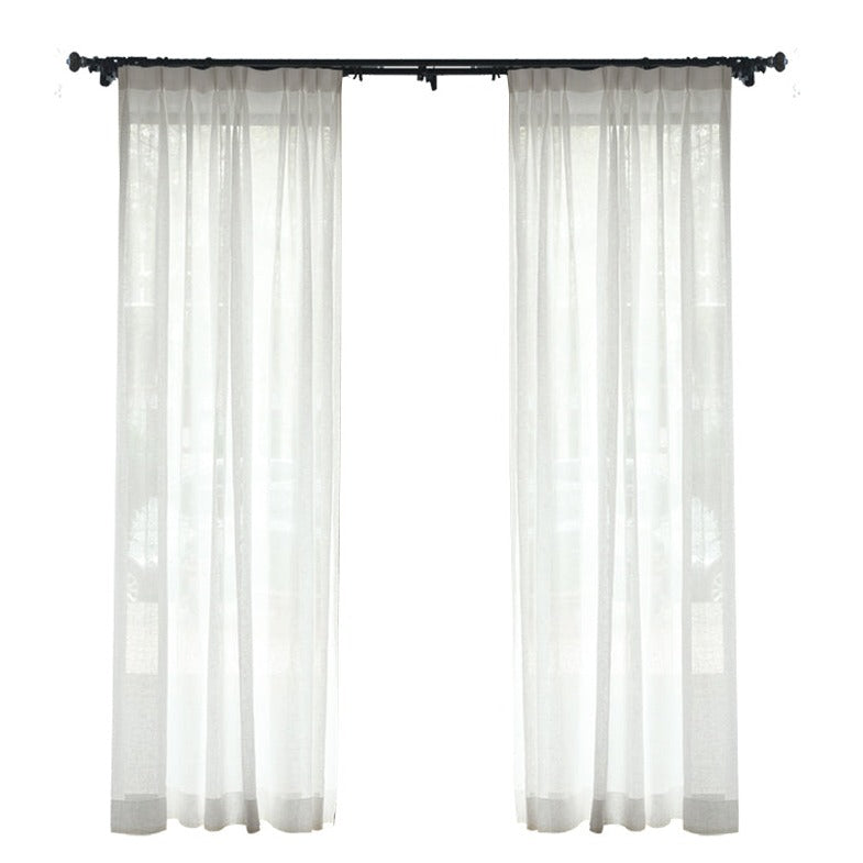 Custom Èze 100% Organic Linen Sheer Curtains / Drapes | MIFU Decor