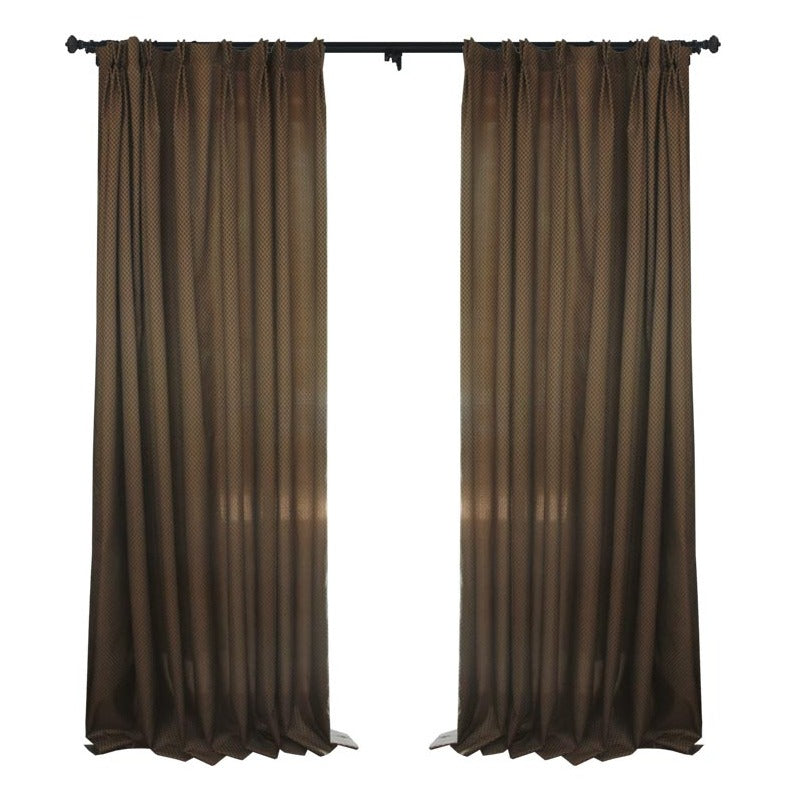 Custom Jazz Designers’ Select Double-Sided Jacquard Room Darkening Curtains / Drapes | MIFU Decor