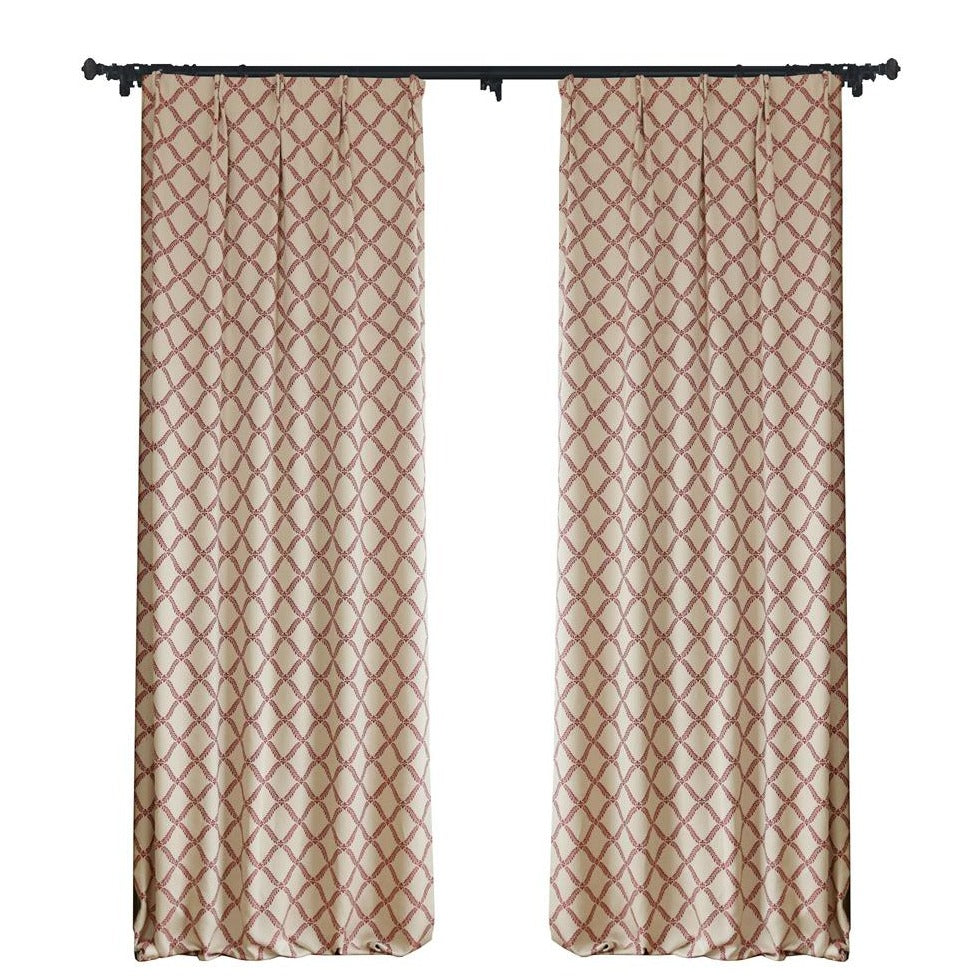 Peace Double-sided Jacquard Room Darkening Curtains/Drapes