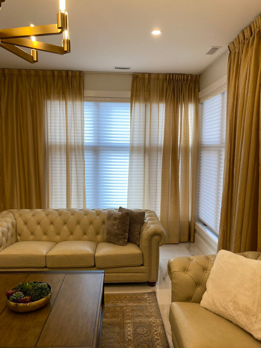 Cairnstone Lane Project (Part 2): Custom Sheer Curtains and Sheer Shades for Light & Views in Bedford | MIFU Decor