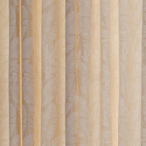 Custom Jungle Floral Jacquard Roman Shades | MIFU Decor