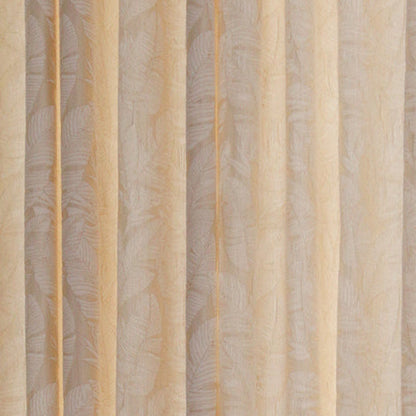 Custom Jungle Floral Jacquard Roman Shades | MIFU Decor