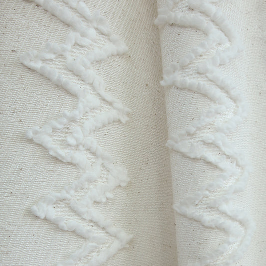 Eugénie Raised Jacquard Roman Shades
