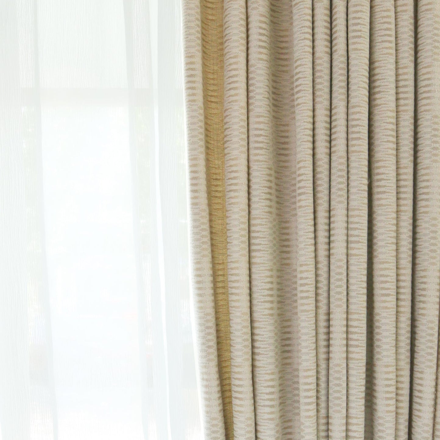 Custom Soluna Jacquard Room Darkening Curtains / Drapes | MIFU Decor
