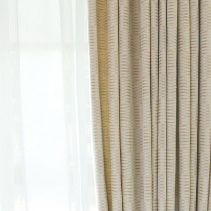 Custom Soluna Jacquard Room Darkening Curtains / Drapes | MIFU Decor