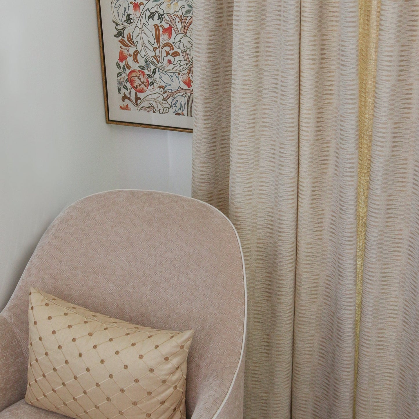 Custom Soluna Jacquard Room Darkening Curtains / Drapes | MIFU Decor
