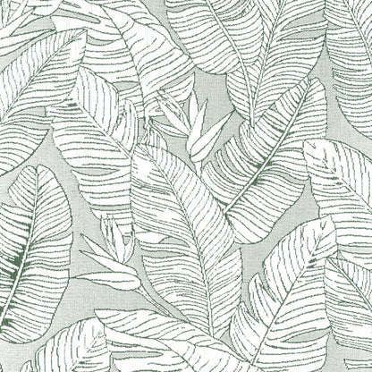 Custom Jungle Floral Jacquard Roman Shades | MIFU Decor