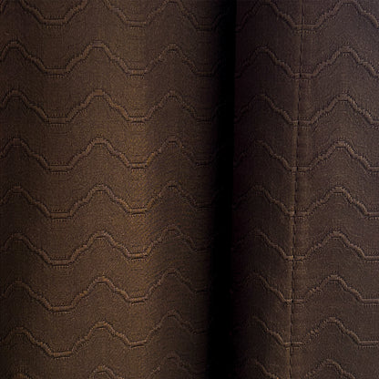 Custom Seawave Jacquard Roman Shades | MIFU Decor
