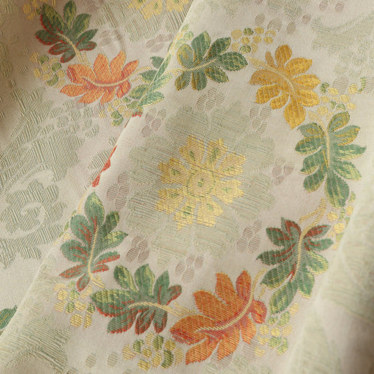 Wreath Floral Jacquard Roman Shades