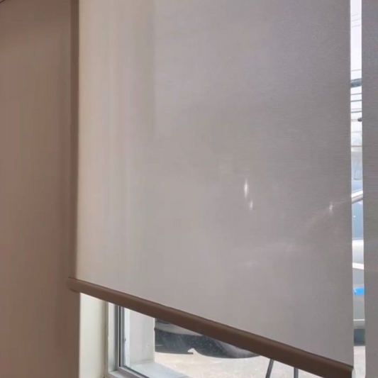 Silk Rhyme Textured Room Darkening Roller Shade