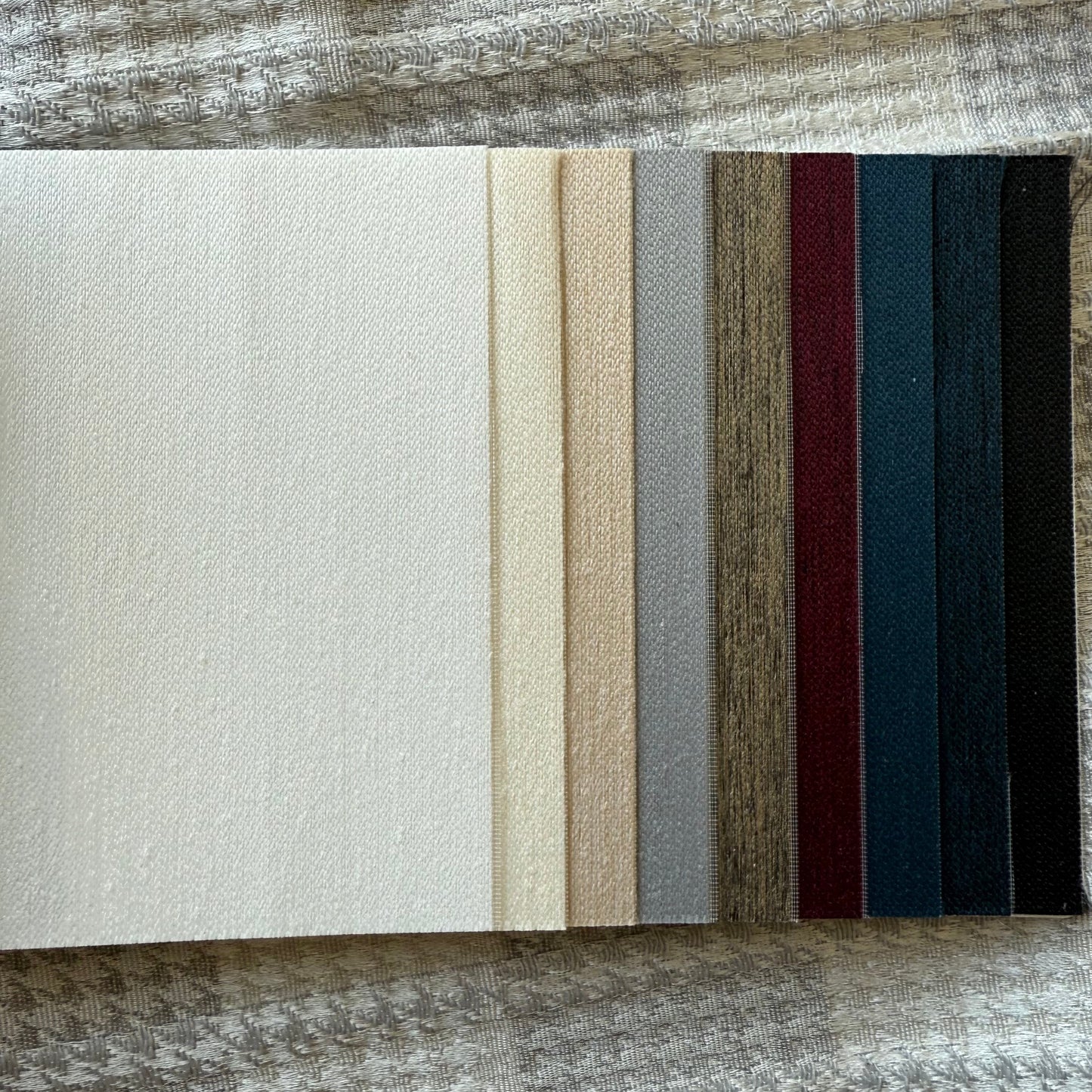 Wool-textured Light Filtering Zebra Blinds