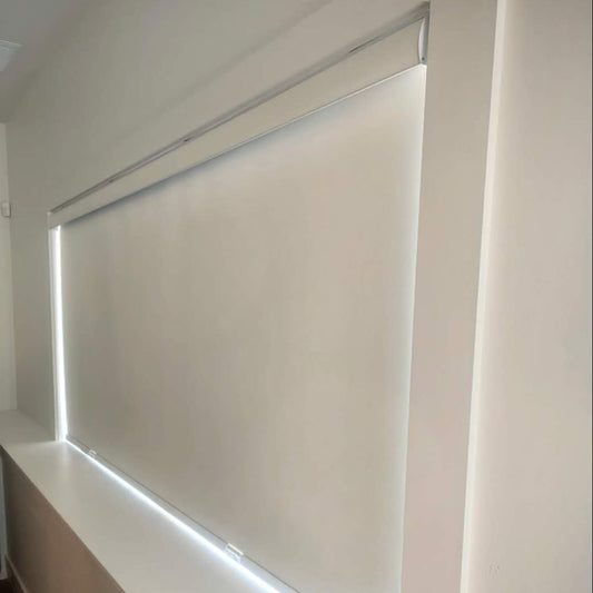 Woven Textured Full Blackout Roller Shades