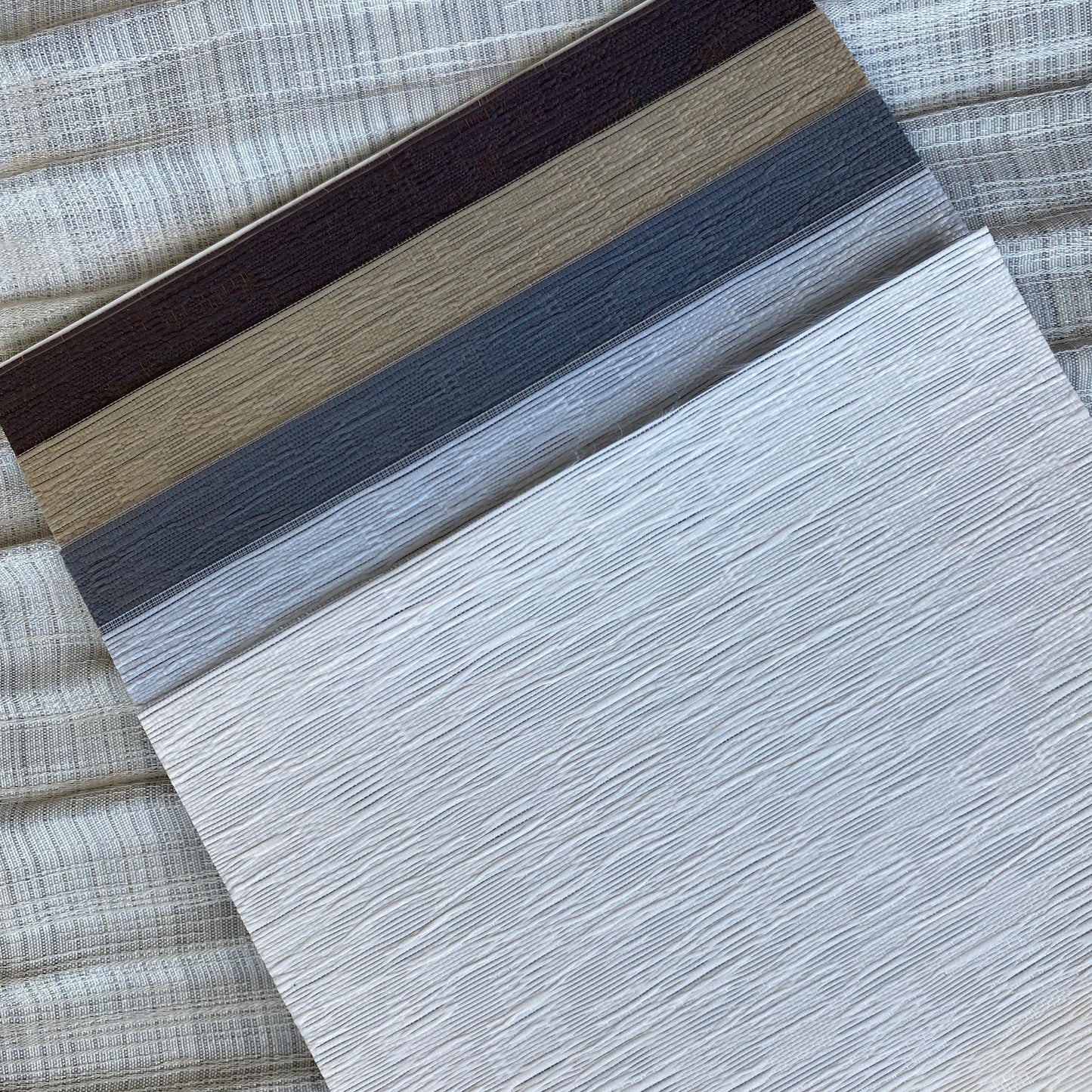 Premium Textured Light Filtering Zebra Blinds