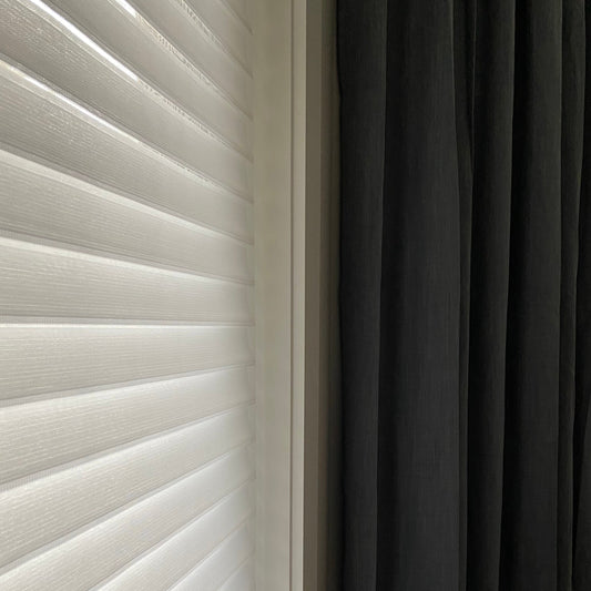 Stripe Textured Light Filtering Shangri-la Sheer Shade